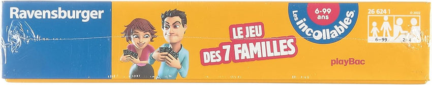 Ravensburger – 26624 – Card Game of 7 Families Incollables - 7DAY'S