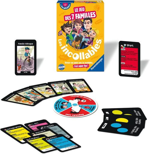 Ravensburger – 26624 – Card Game of 7 Families Incollables - 7DAY'S