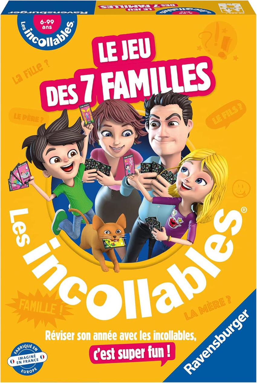 Ravensburger – 26624 – Card Game of 7 Families Incollables - 7DAY'S