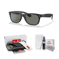 Ray - Ban RB2132 POLARIZED NEW WAYFARER Square Sunglasses For Men For Women + BUNDLE with Designer iWear Eyewear Care Kit - 7DAY'S