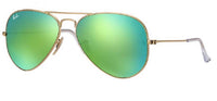 Ray - Ban RB3025 Metal Aviator Sunglasses For Men For Women + BUNDLE with Designer iWear Eyewear Care Kit - 7DAY'S