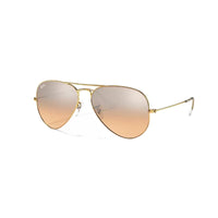 Ray - Ban RB3025 Metal Aviator Sunglasses For Men For Women + BUNDLE with Designer iWear Eyewear Care Kit - 7DAY'S