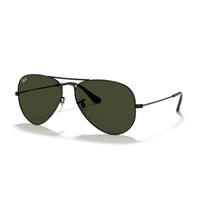 Ray - Ban RB3025 Metal Aviator Sunglasses For Men For Women + BUNDLE with Designer iWear Eyewear Care Kit - 7DAY'S