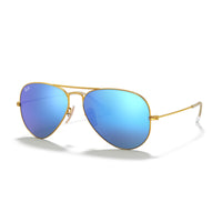 Ray - Ban RB3025 Metal Aviator Sunglasses For Men For Women + BUNDLE with Designer iWear Eyewear Care Kit - 7DAY'S