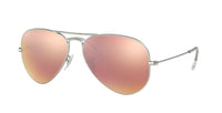 Ray - Ban RB3025 Metal Aviator Sunglasses For Men For Women + BUNDLE with Designer iWear Eyewear Care Kit - 7DAY'S