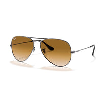 Ray - Ban RB3025 Metal Aviator Sunglasses For Men For Women + BUNDLE with Designer iWear Eyewear Care Kit - 7DAY'S