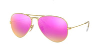 Ray - Ban RB3025 Metal Aviator Sunglasses For Men For Women + BUNDLE with Designer iWear Eyewear Care Kit - 7DAY'S