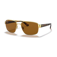 Ray - Ban RB3663 Rectangle Sunglasses for Men + BUNDLE With Designer iWear Complimentary Eyewear Kit - 7DAY'S