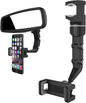 Rearview Mirror Phone Holder, Multi - Function Adjustable 360° Universal Holder, 360 Degree Car PhoneHolder Rearview Mirror,Rotato Grip Cell PhoneHolder,Multi - Function Universal Adjustable (2) - 7DAY'S