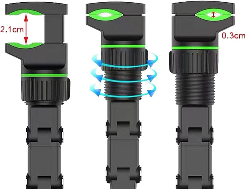 Rearview Mirror Phone Holder, Multi - Function Adjustable 360° Universal Holder, 360 Degree Car PhoneHolder Rearview Mirror,Rotato Grip Cell PhoneHolder,Multi - Function Universal Adjustable (2) - 7DAY'S