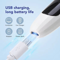 Rechargeable Electric Heated Eyelash Curler Digital Display Eyelash Curler Beauty Makeup Tool 3 Gears Temperature Control - 7DAY'S