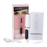 Rechargeable Electric Heated Eyelash Curler Digital Display Eyelash Curler Beauty Makeup Tool 3 Gears Temperature Control - 7DAY'S