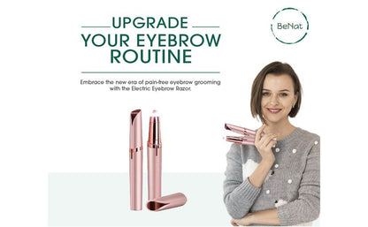 Rechargeable Facial + Eyebrow Hair Removers Set - 2 Pack - 7DAY'S