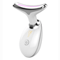 Red - Light - Therapy - for - Face and Neck, Red Light Therapy Wand, 3 Color Led Face Neck Massager for Skin Tightening, Face Lift, Wrinkle Removal, White - 7DAY'S