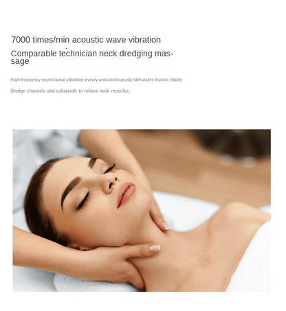 Red - Light - Therapy - for - Face and Neck, Red Light Therapy Wand, 3 Color Led Face Neck Massager for Skin Tightening, Face Lift, Wrinkle Removal, White - 7DAY'S