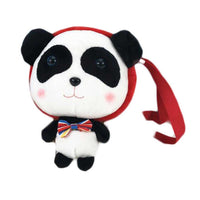 Red Panda Doll Plush Kids Backpack Cute Crossbody Bag Snack Bag Go Out Decor Small Bag - 7DAY'S