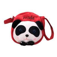 Red Panda Kids Backpack Cute Plush Crossbody Bag Snack Bag Go Out Decor Small Bag - 7DAY'S