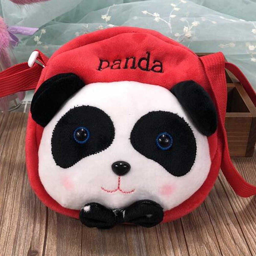 Red Panda Kids Backpack Cute Plush Crossbody Bag Snack Bag Go Out Decor Small Bag - 7DAY'S