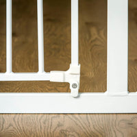 Regalo Easy Step 38.5 - Inch Extra Wide Walk Thru Baby Gate, White Original version - 7DAY'S