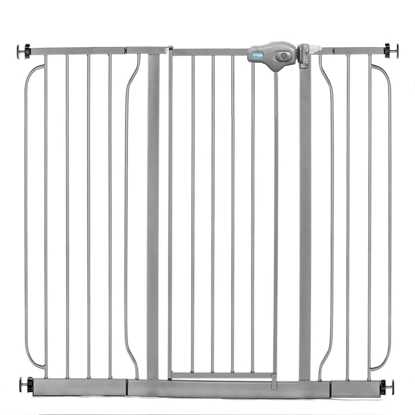 Regalo Easy Step 38.5 - Inch Extra Wide Walk Thru Baby Gate, White Original version - 7DAY'S