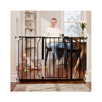 Regalo Easy Step 38.5 - Inch Extra Wide Walk Thru Baby Gate, White Original version - 7DAY'S