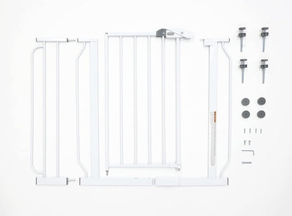 Regalo Easy Step 38.5 - Inch Extra Wide Walk Thru Baby Gate, White Original version - 7DAY'S
