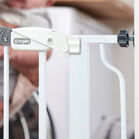 Regalo Easy Step 38.5 - Inch Extra Wide Walk Thru Baby Gate, White Original version - 7DAY'S