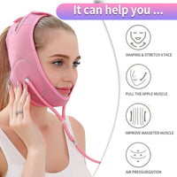 Rejuvenate Your Skin Instantly with the Adjustable V Line Face Mask - Face Lifting Strap, Double Chin Reducer, and Face Lifting Belt! - 7DAY'S