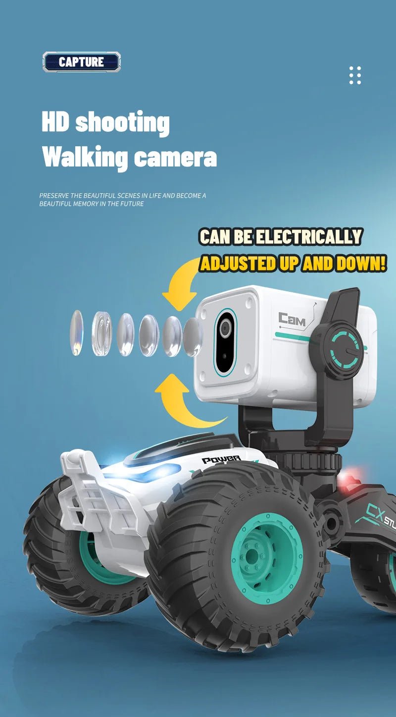Remote Control Car Photography HD Video Real - time Video Dialogue Smart Off - road Vehicle Children Rc Car Toy Gift - 7DAY'S