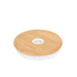 Replacement Bamboo Lid for Tumblers, Press - In Lid, Fits Tronco 32 oz 42 oz Glass Tumblers with Handle, Amber - 7DAY'S