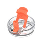 Replacement Bamboo Lid for Tumblers, Press - In Lid, Fits Tronco 32 oz 42 oz Glass Tumblers with Handle, Amber - 7DAY'S