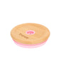 Replacement Bamboo Lid for Tumblers, Press - In Lid, Fits Tronco 32 oz 42 oz Glass Tumblers with Handle, Amber - 7DAY'S