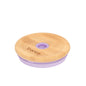 Replacement Bamboo Lid for Tumblers, Press - In Lid, Fits Tronco 32 oz 42 oz Glass Tumblers with Handle, Amber - 7DAY'S