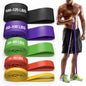 Resistance Bands Set - 4 and5 Levels Elastic Workout Bands for Total Body Training, Fitness, Muscle Building, Gym & Home Exercise（Super Good qualiey） - 7DAY'S