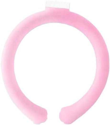Reusable Neck Cooling Tube, Wearable Ice Ring for Hot Weather, Body Cooling Neck Cooler（Super Good qualiey） (Pink) - 7DAY'S