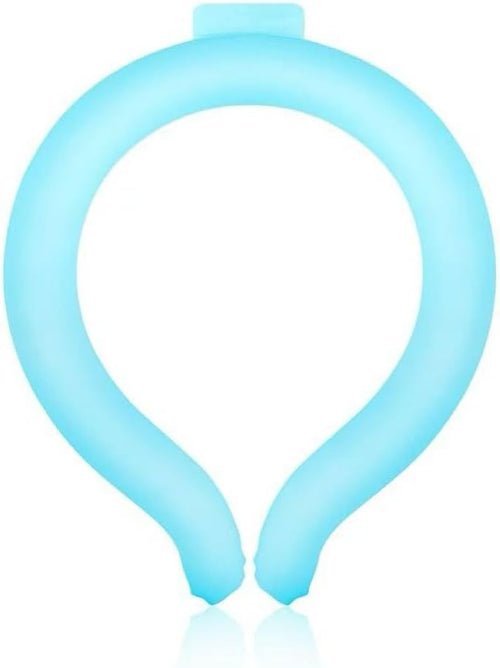 Reusable Neck Cooling Tube, Wearable Ice Ring for Hot Weather, Body Cooling Neck Cooler（Super Good qualiey） (Pink) - 7DAY'S