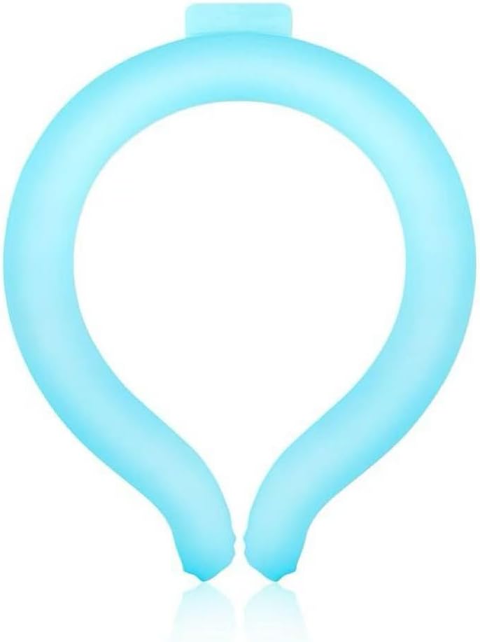 Reusable Neck Cooling Tube, Wearable Ice Ring for Hot Weather, Body Cooling Neck Cooler（Super Good qualiey） (Pink) - 7DAY'S