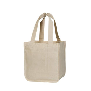 Reusable Organic Cotton Tote Mesh Bag w/6 Internal Sleeves. - 7DAY'S