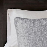 Reversible Quilt Set Grey Full/Queen - 7DAY'S