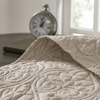 Reversible Quilt Set Khaki Twin/Twin XL - 7DAY'S