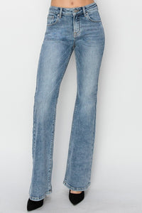 RISEN Full Size Mid Rise Bootcut Jeans - 7DAY'S