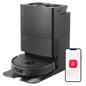 roborock Qrevo Series Robot Vacuum and Mop, 8000Pa Suction, Upgraded from Qrevo S, Anti - Tangle Brushes, Smart Obstacle Avoidance, Auto Mop Washing, All - in - One Dock, 200RPM Spinning Mops, Black(QV 35A) - 7DAY'S