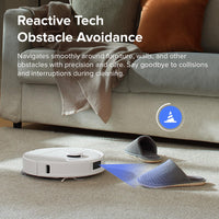 roborock Qrevo Series Robot Vacuum and Mop, 8000Pa Suction, Upgraded from Qrevo S, Anti - Tangle Brushes, Smart Obstacle Avoidance, Auto Mop Washing, All - in - One Dock, 200RPM Spinning Mops, Black(QV 35A) - 7DAY'S
