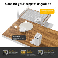 roborock Qrevo Series Robot Vacuum and Mop, 8000Pa Suction, Upgraded from Qrevo S, Anti - Tangle Brushes, Smart Obstacle Avoidance, Auto Mop Washing, All - in - One Dock, 200RPM Spinning Mops, Black(QV 35A) - 7DAY'S
