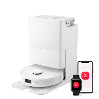 roborock Qrevo Series Robot Vacuum and Mop, 8000Pa Suction, Upgraded from Qrevo S, Anti - Tangle Brushes, Smart Obstacle Avoidance, Auto Mop Washing, All - in - One Dock, 200RPM Spinning Mops, Black(QV 35A) - 7DAY'S
