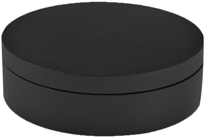 Rotatable Electric Display Stand, Small Turntable for Live Streaming & Video Shooting, Camera Accessory（Super good qualiey） (Black) - 7DAY'S