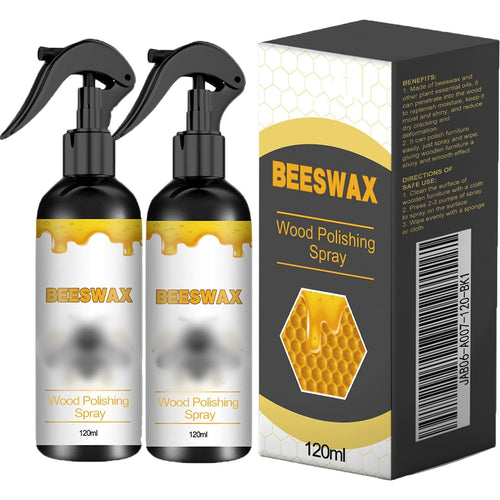 Rutari Natural Beeswax Care Spray & Restorer, Rutari Beeswaxs, Natural Beeswax Spray Furniture Polish,NaturalMicro-Molecularized BeeswaxSpray,Bee S Wax Polish,Bee WaxSpray for Floors & Furniture (1)