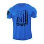 New Men's Distressed USA Flag  T-Shirt Stylish Graphic Tee