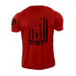 New Men's Distressed USA Flag  T-Shirt Stylish Graphic Tee