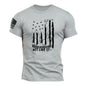 New Men's Distressed USA Flag  T-Shirt Stylish Graphic Tee